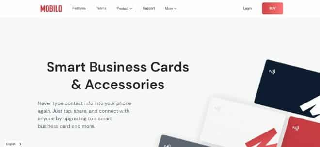 Best NFC Business Cards - Best Overall Mobilo - Homepage